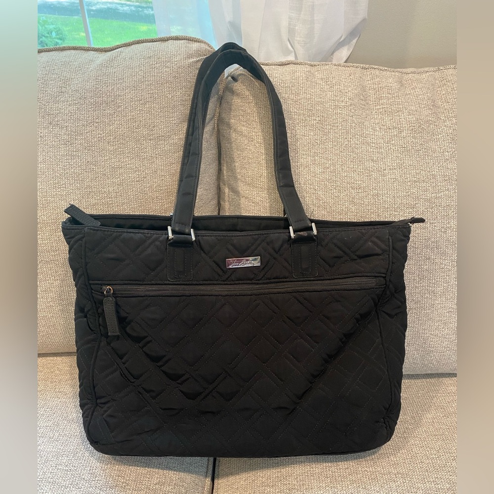 Vera Bradley Black Large Work Tote